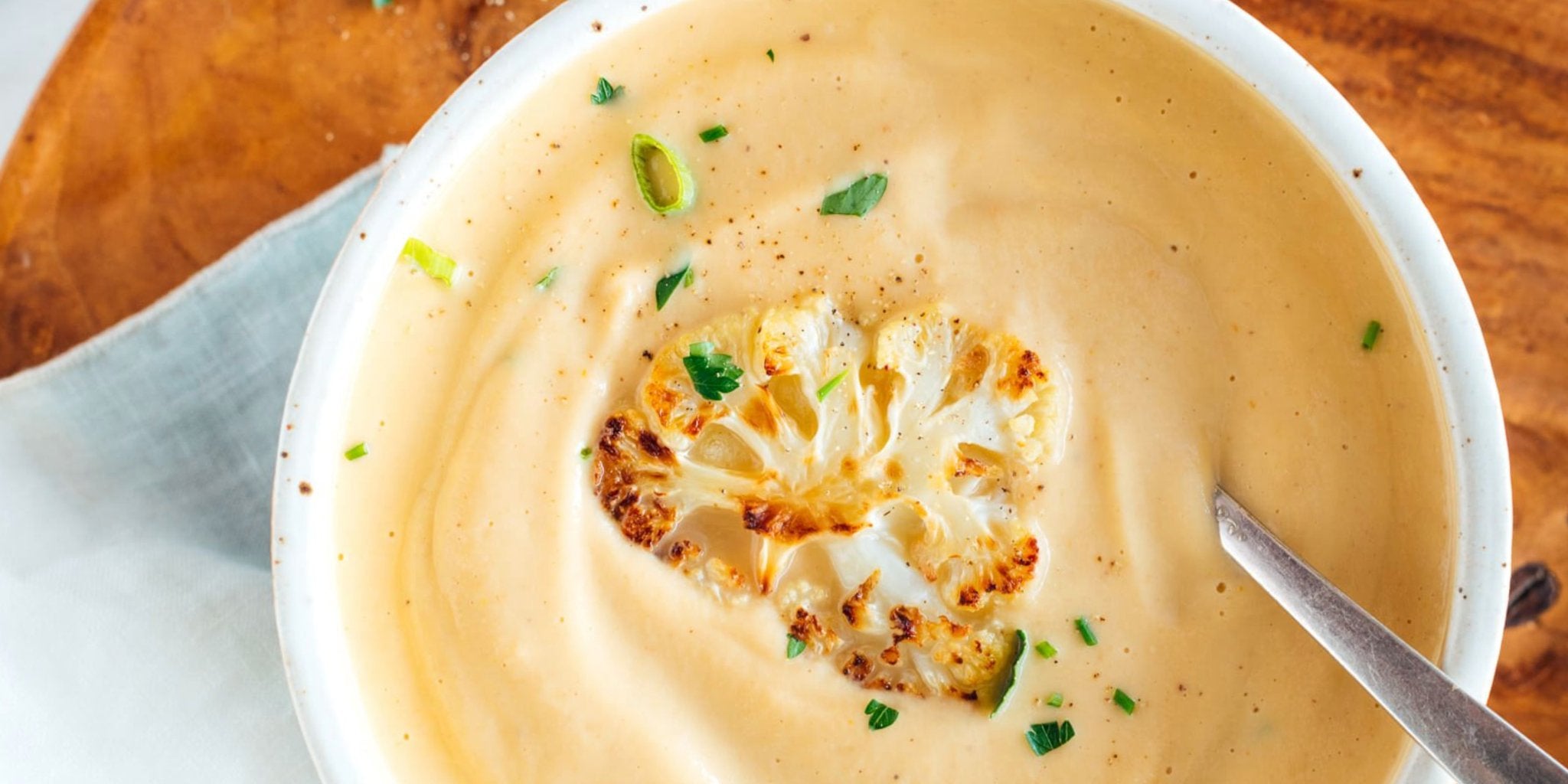Creamy Roasted Cauliflower Soup – SLIMTOX