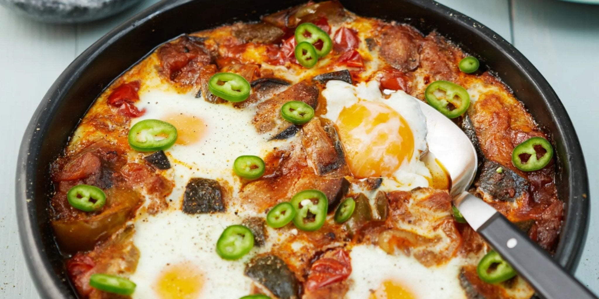 Ratatouille with baked eggs – SLIMTOX