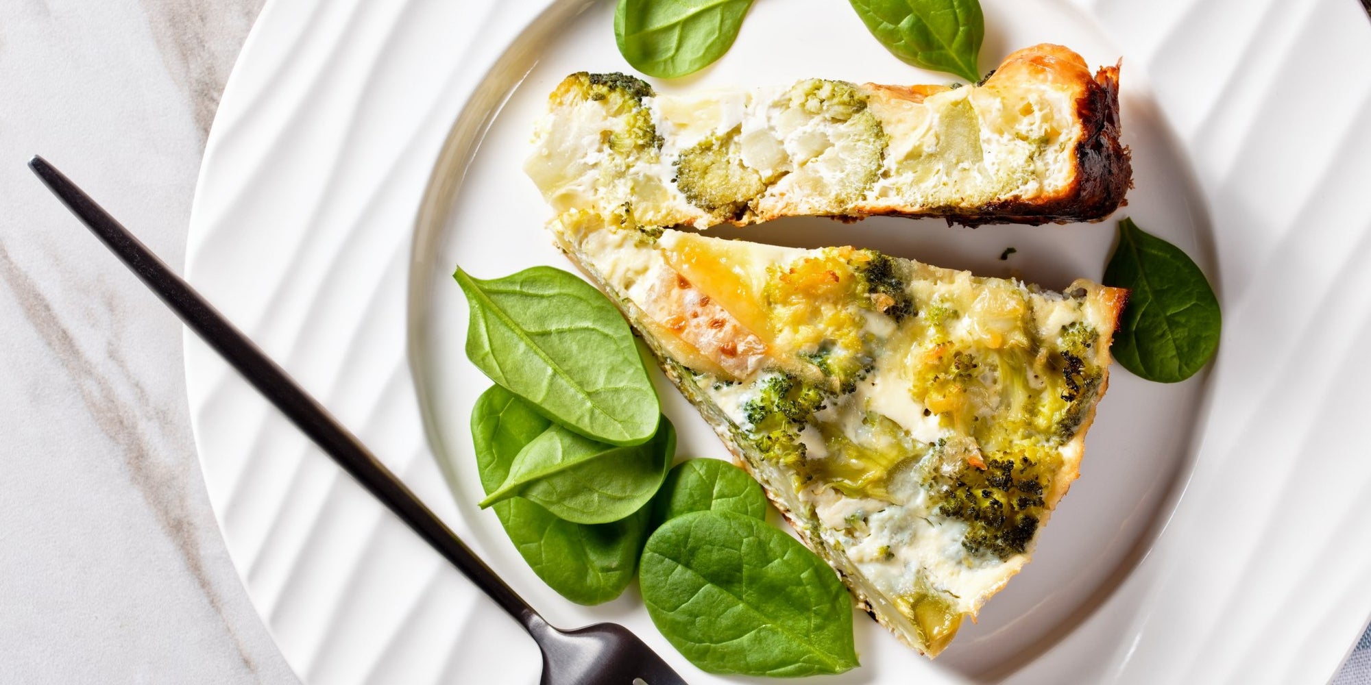 Broccoli and Cheese Crustless Quiche - SLIMTOX