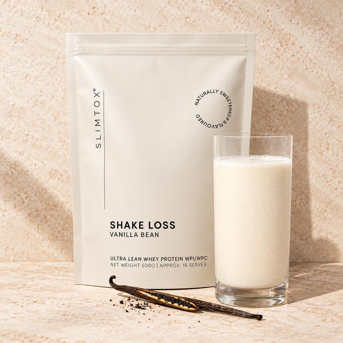 Vanilla Bean Whey Protein Powder | SLIMTOX